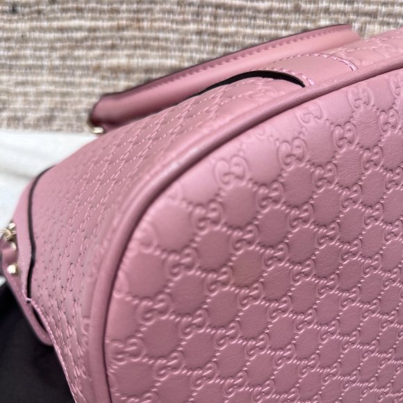 GG Microguccissima Mini Dome Bag Soft Pink - Picture 11 of 11